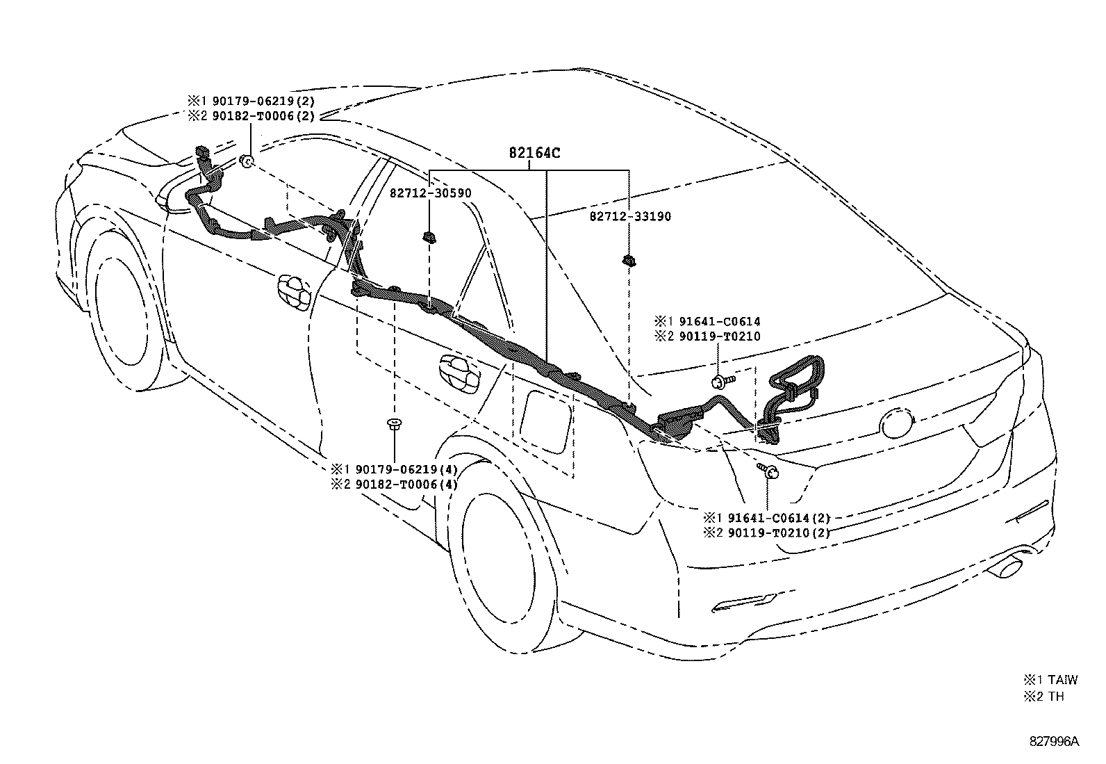  CAMRY HYBRID ASIA |  WIRING CLAMP