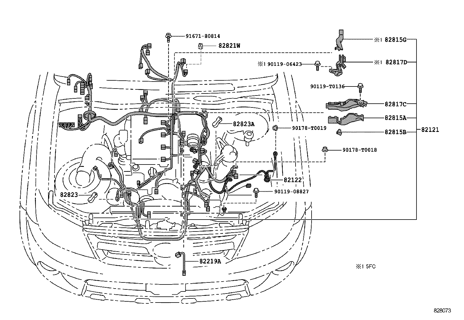  HILUX |  WIRING CLAMP