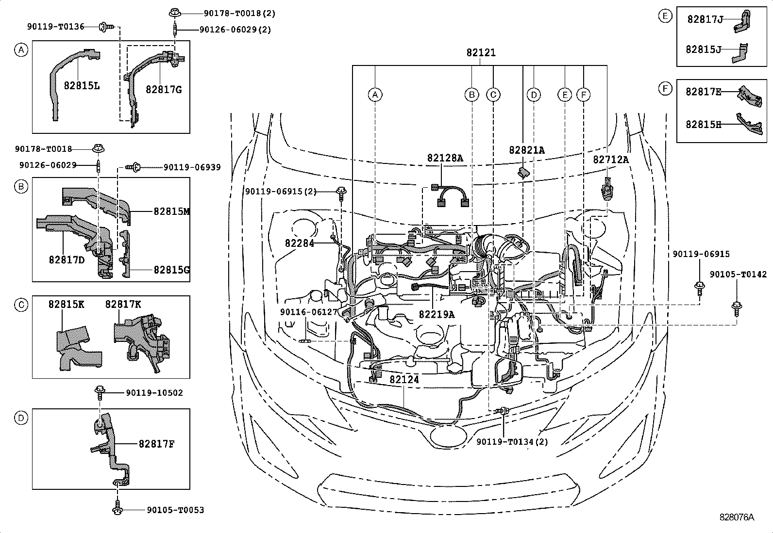  CAMRY AURION HV ARL |  WIRING CLAMP