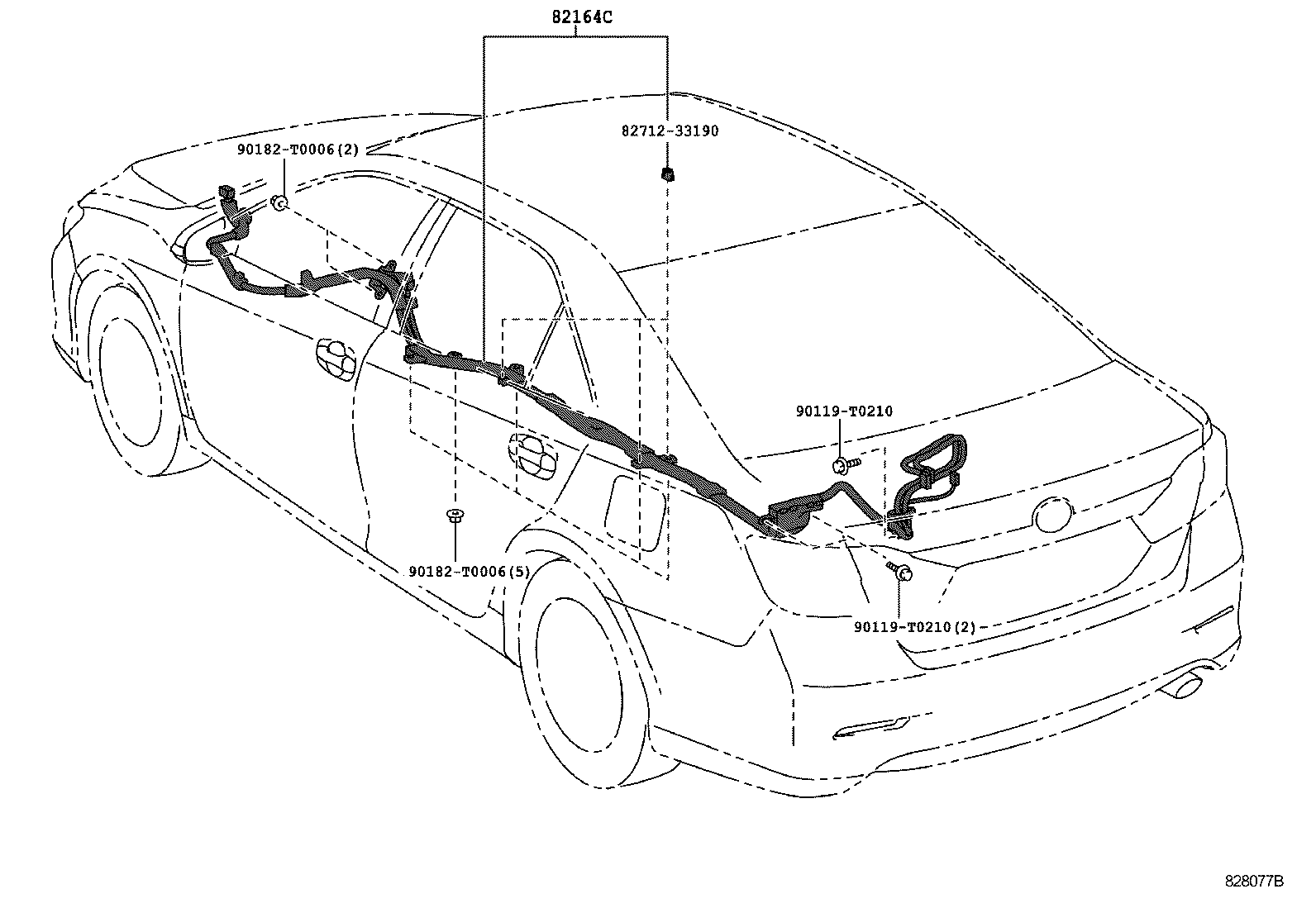  CAMRY AURION HV ARL |  WIRING CLAMP