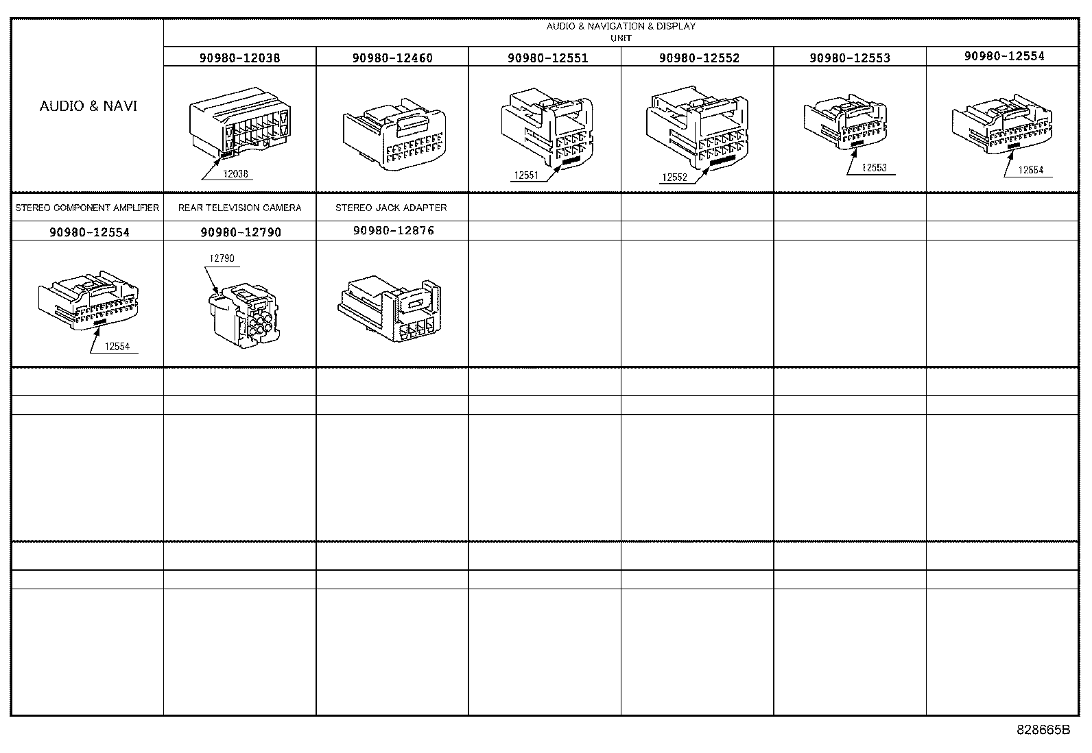  ES250 350 300H |  WIRING CLAMP