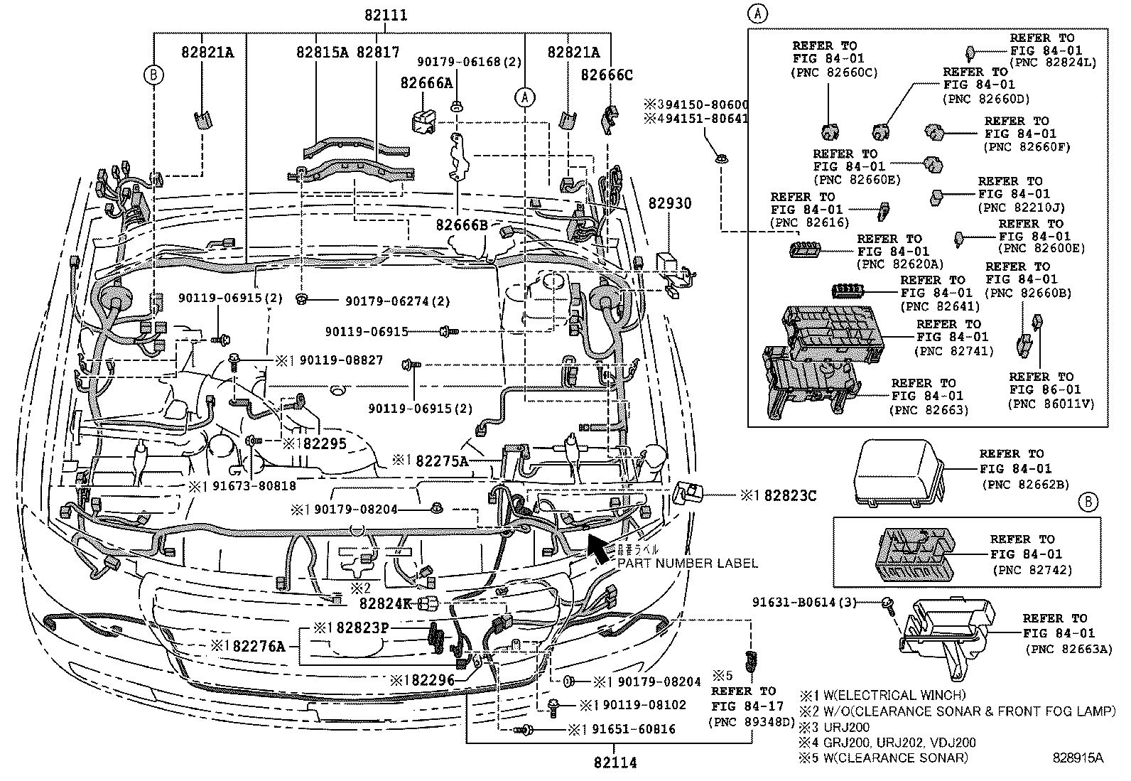  LAND CRUISER 200 |  WIRING CLAMP
