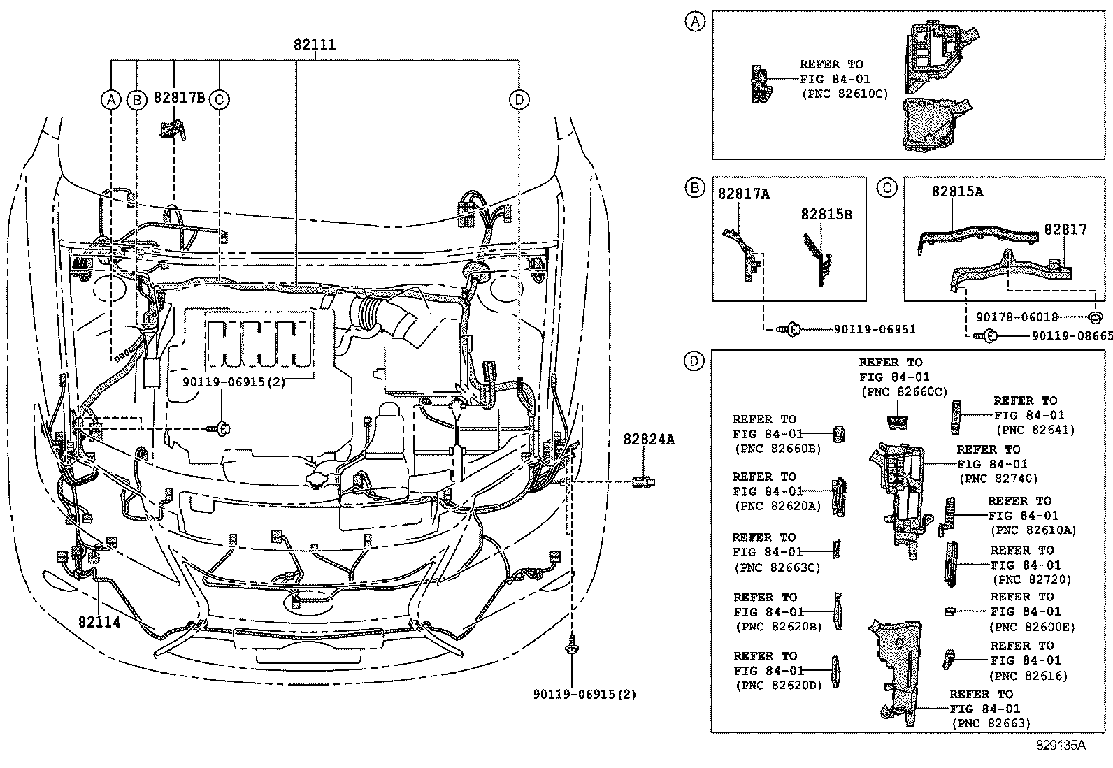  ES250 350 300H |  WIRING CLAMP