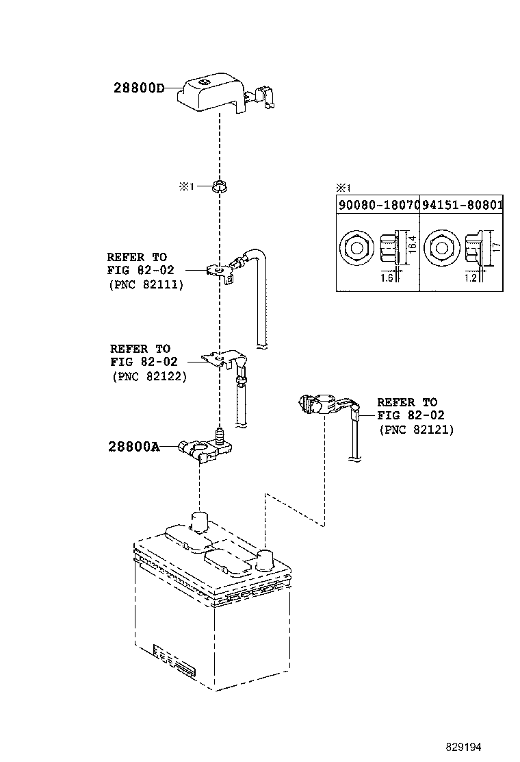  SIENNA |  BATTERY BATTERY CABLE