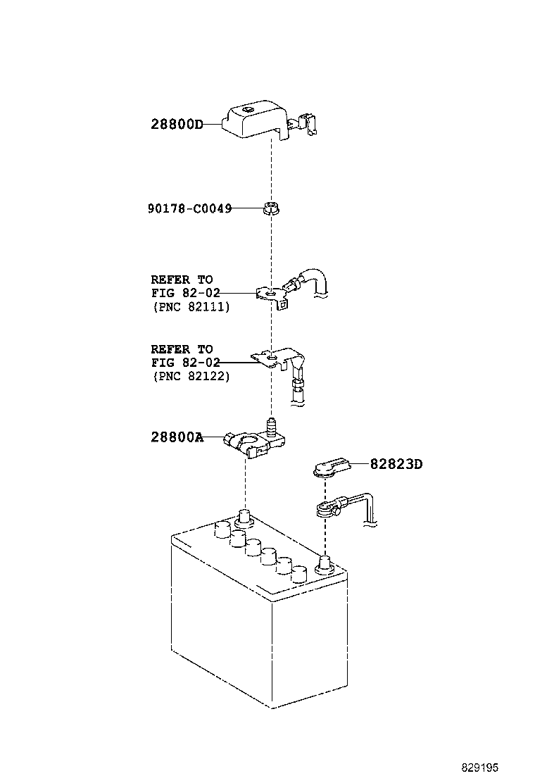  YARIS |  BATTERY BATTERY CABLE