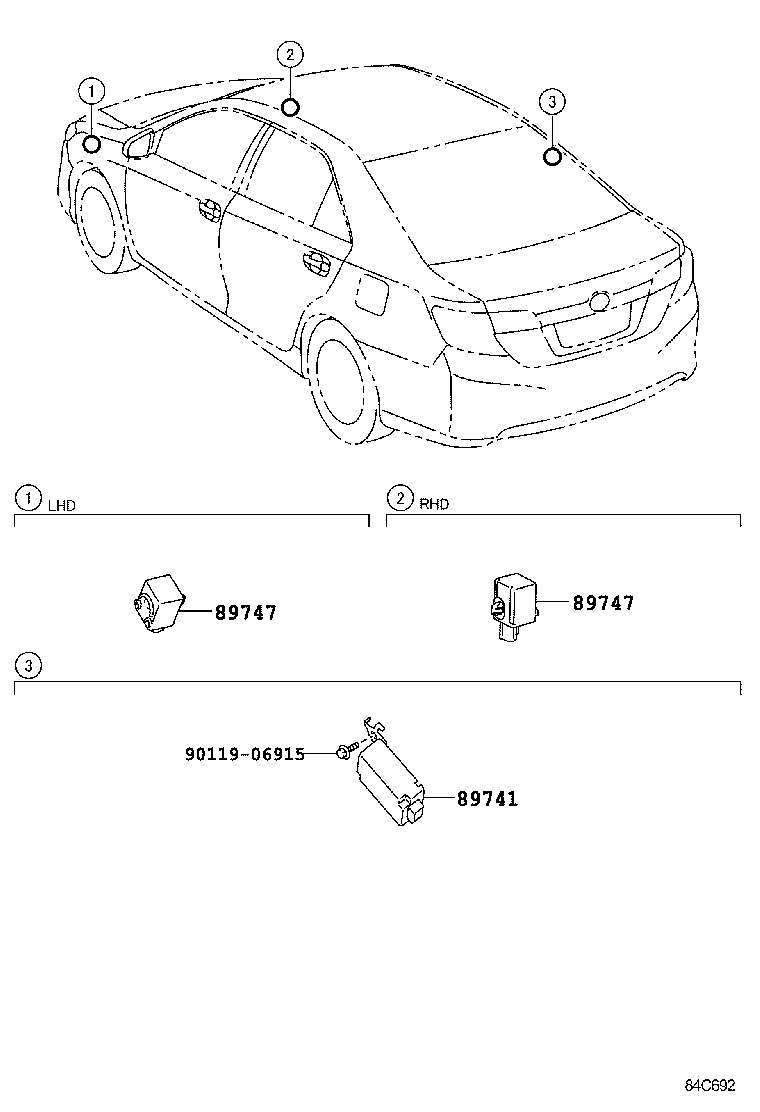  CAMRY AURION HV ARL |  WIRELESS DOOR LOCK