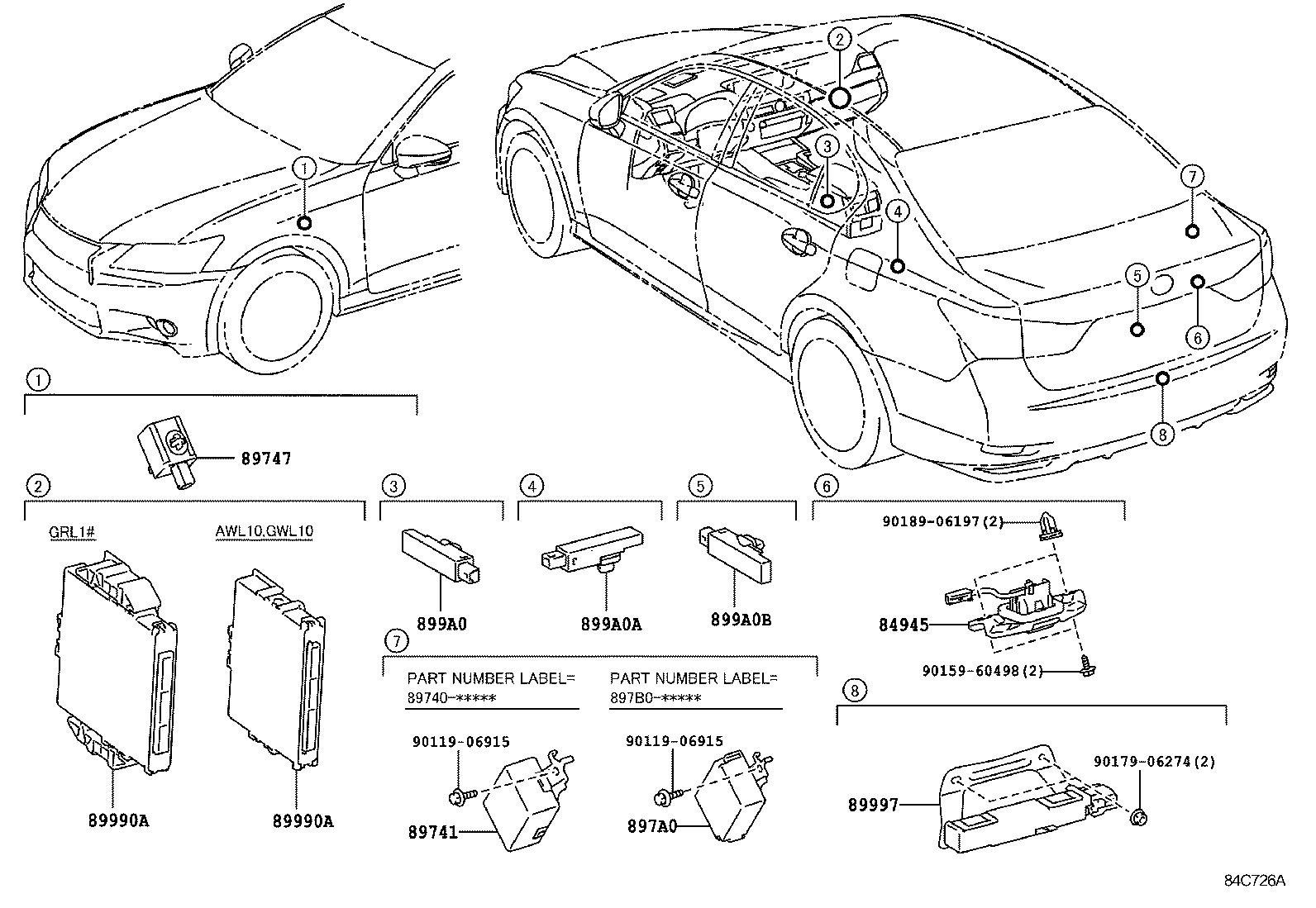  GS GS HYBRID |  WIRELESS DOOR LOCK