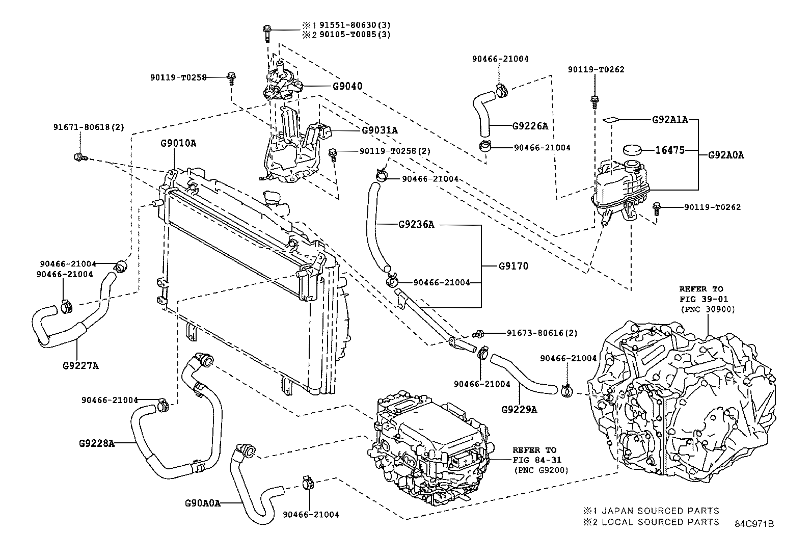  CAMRY AURION HV ARL |  INVERTER COOLING