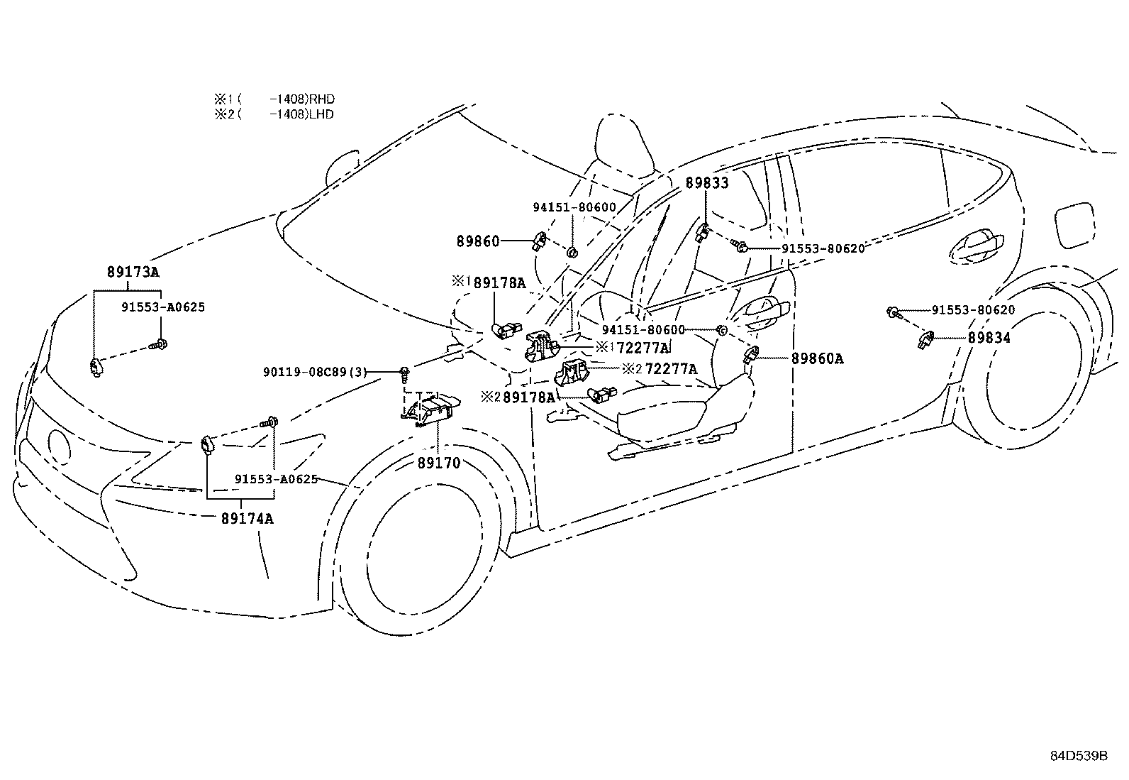  ES250 350 300H |  AIR BAG