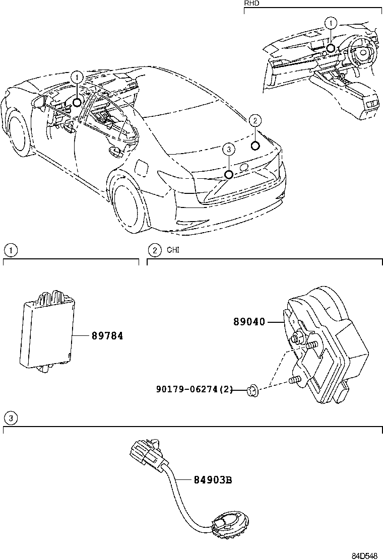  ES250 350 300H |  ANTI THEFT DEVICE