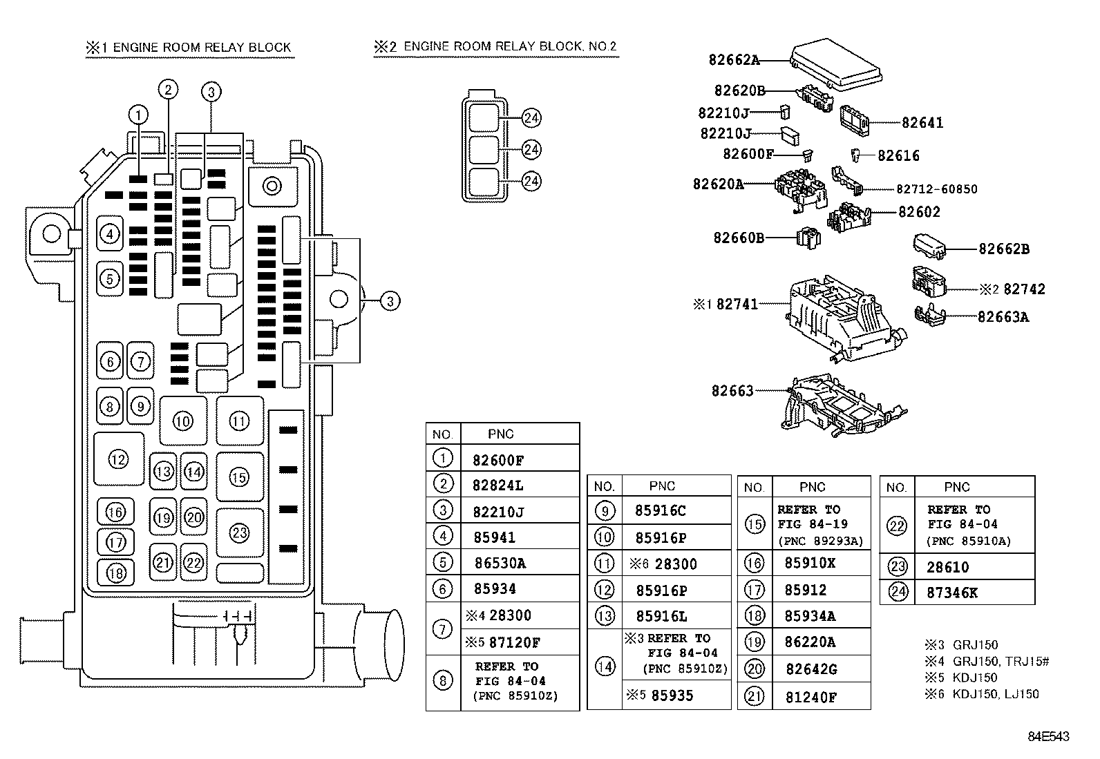  LAND CRUISER PRADO |  SWITCH RELAY COMPUTER