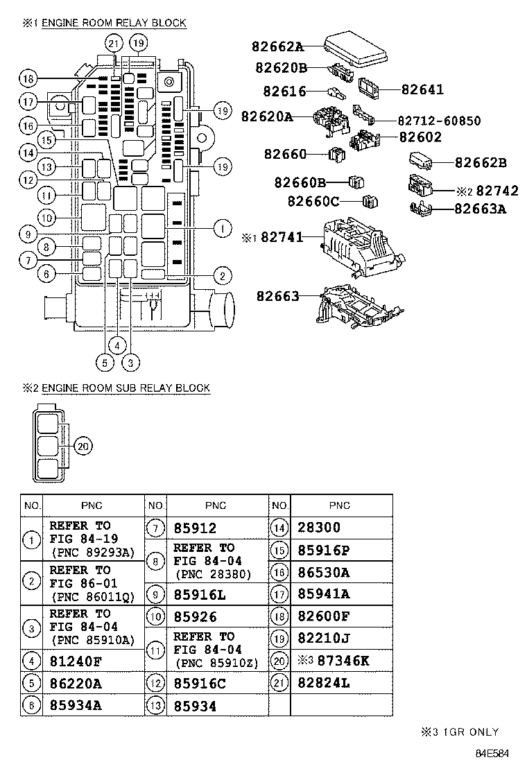  GX400 460 |  SWITCH RELAY COMPUTER