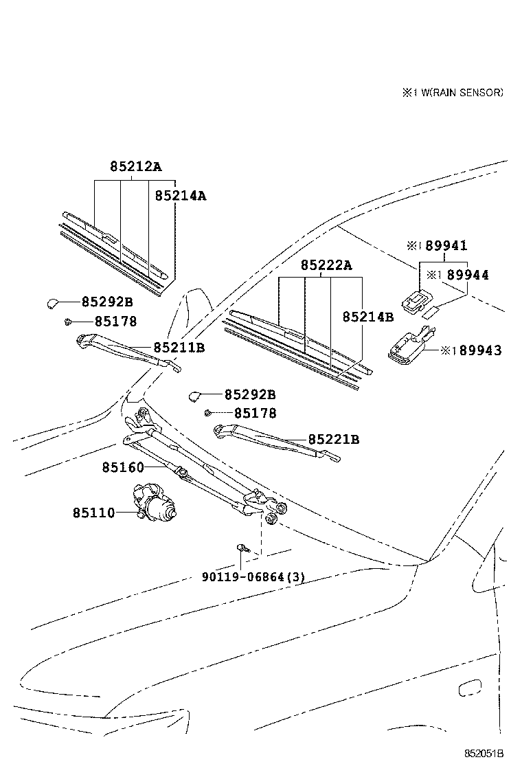  LAND CRUISER 200 |  WINDSHIELD WIPER