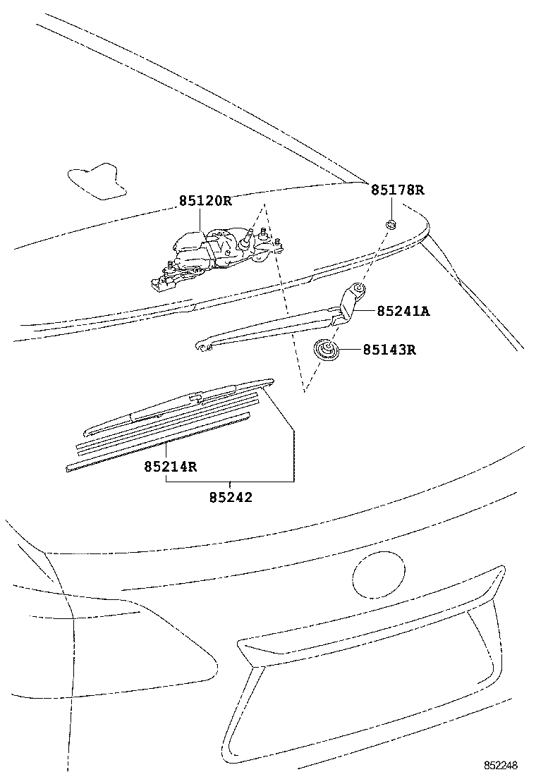  RX270 350 450H |  REAR WIPER