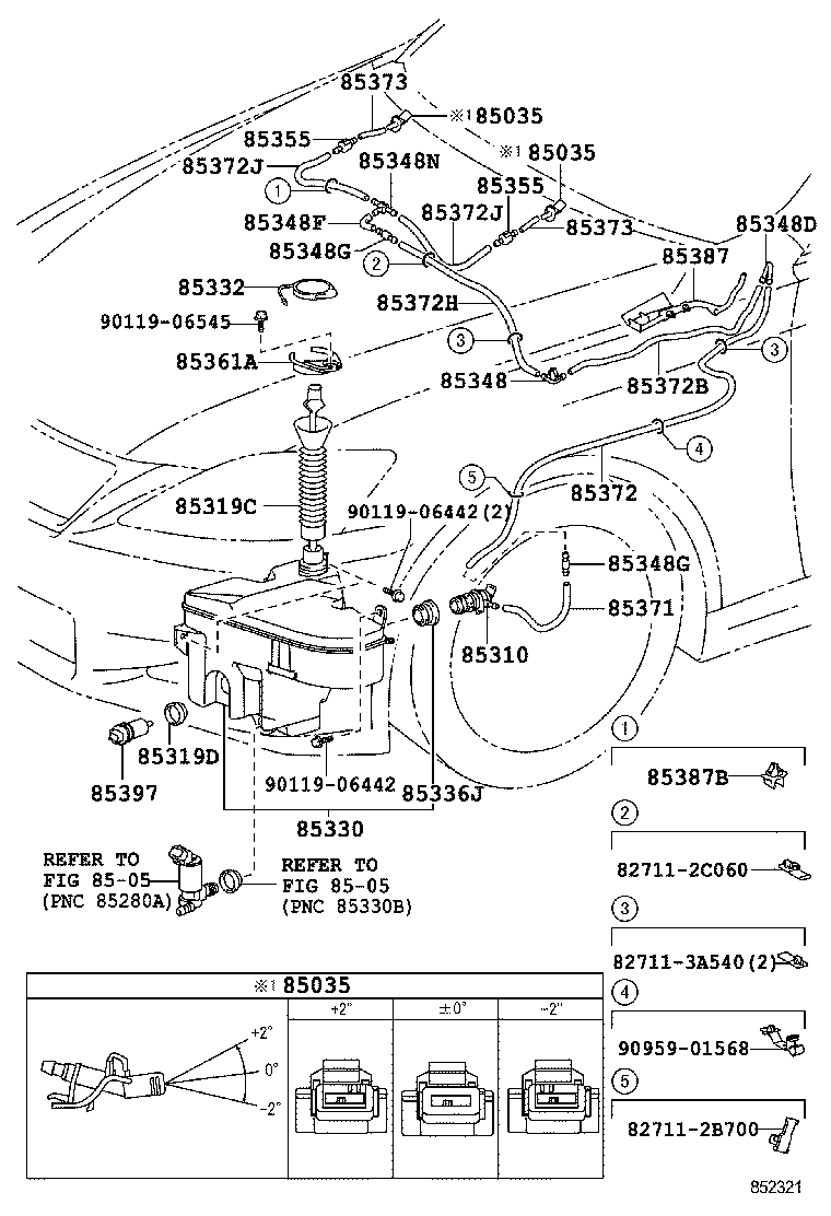  IS250C 300C |  WINDSHIELD WASHER