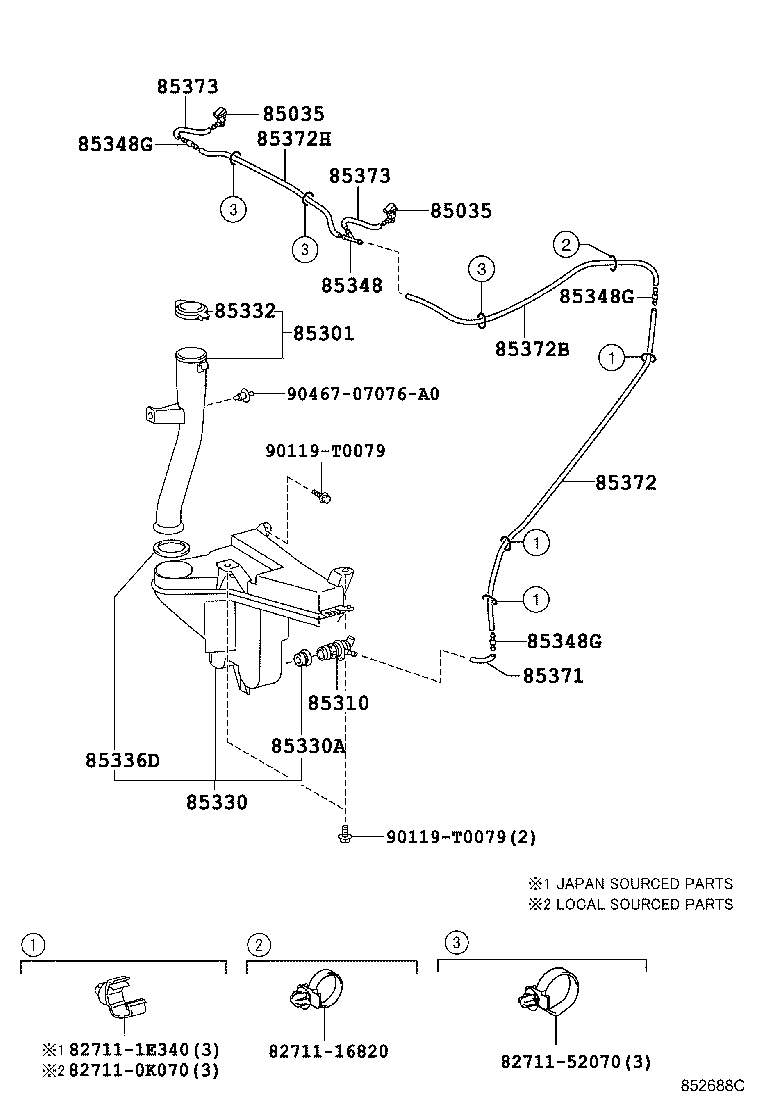  HILUX |  WINDSHIELD WASHER