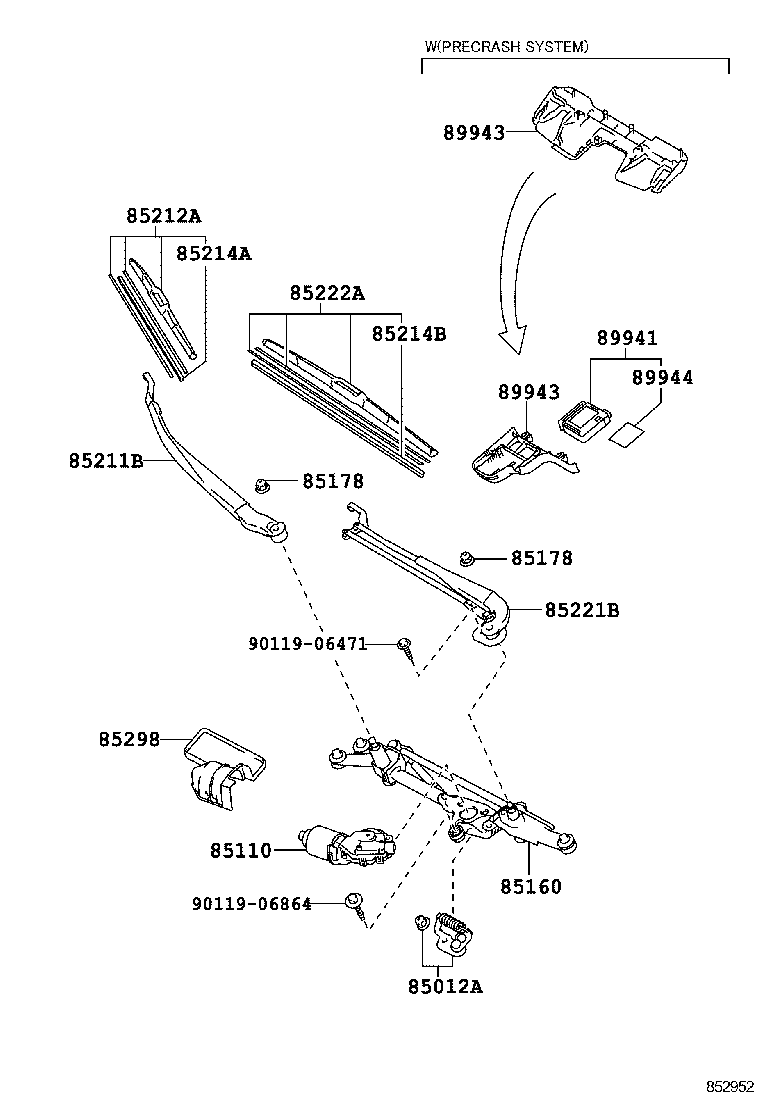  LS600H 600HL |  WINDSHIELD WIPER