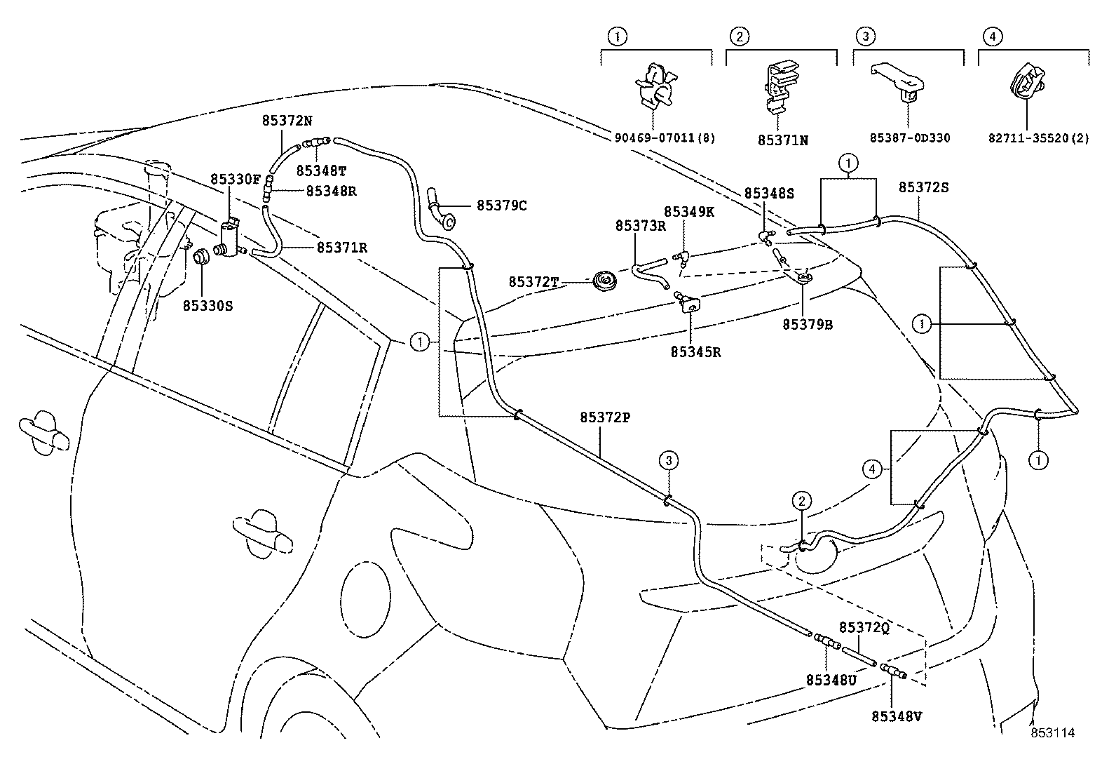  YARIS |  REAR WASHER