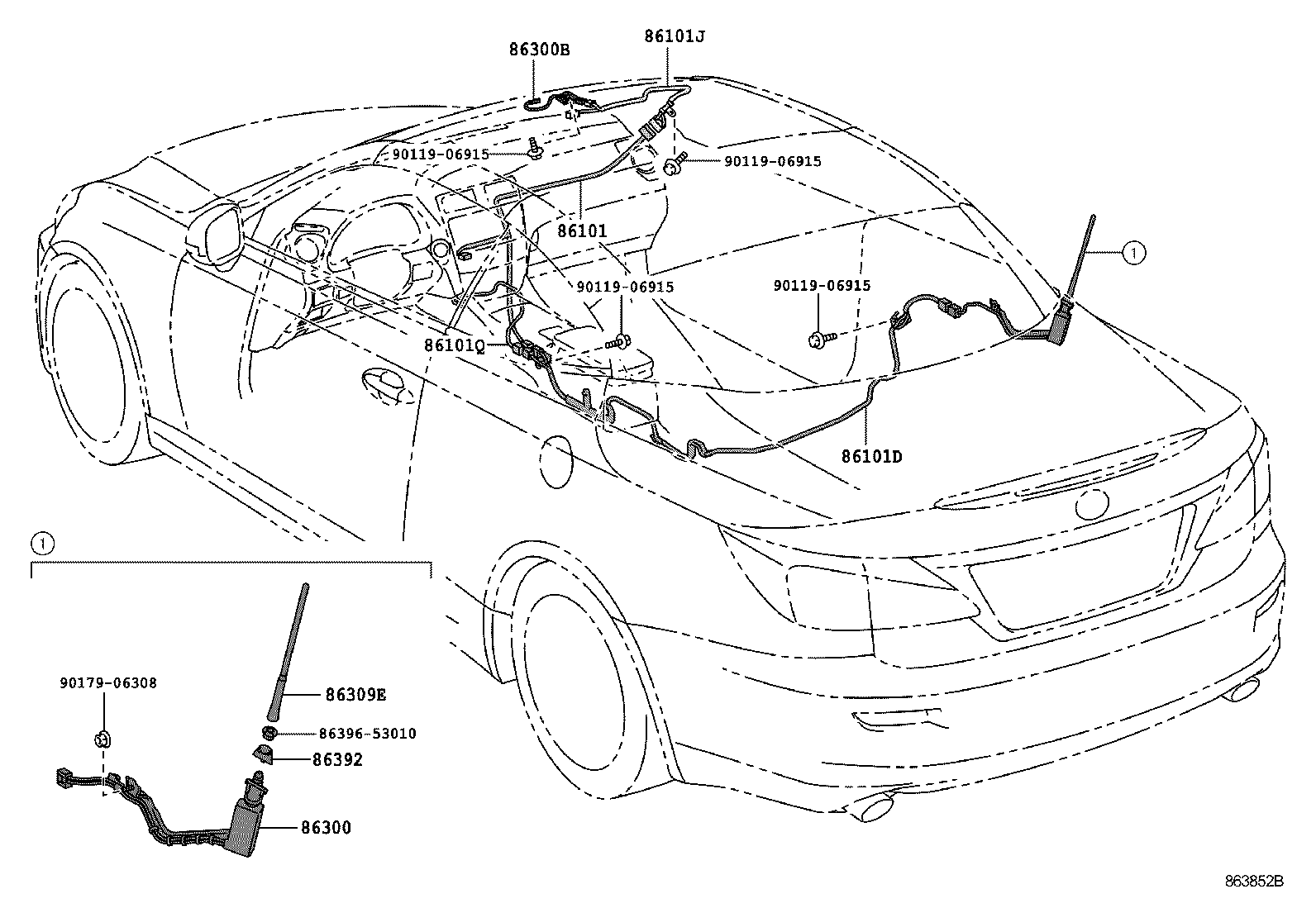  IS250C 300C |  ANTENNA