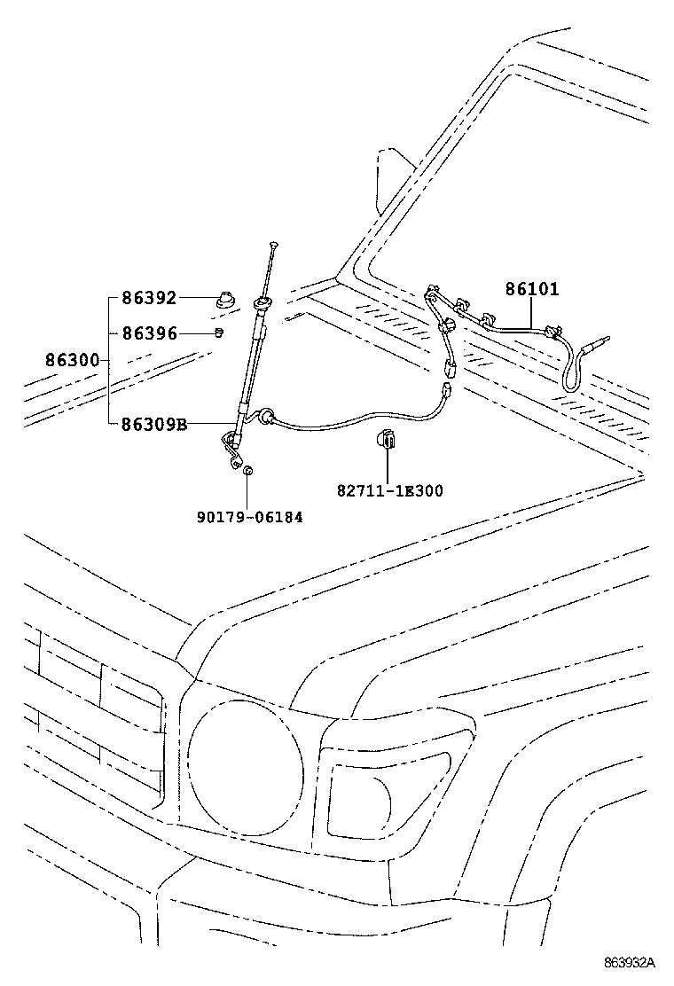  LAND CRUISER 70 |  ANTENNA
