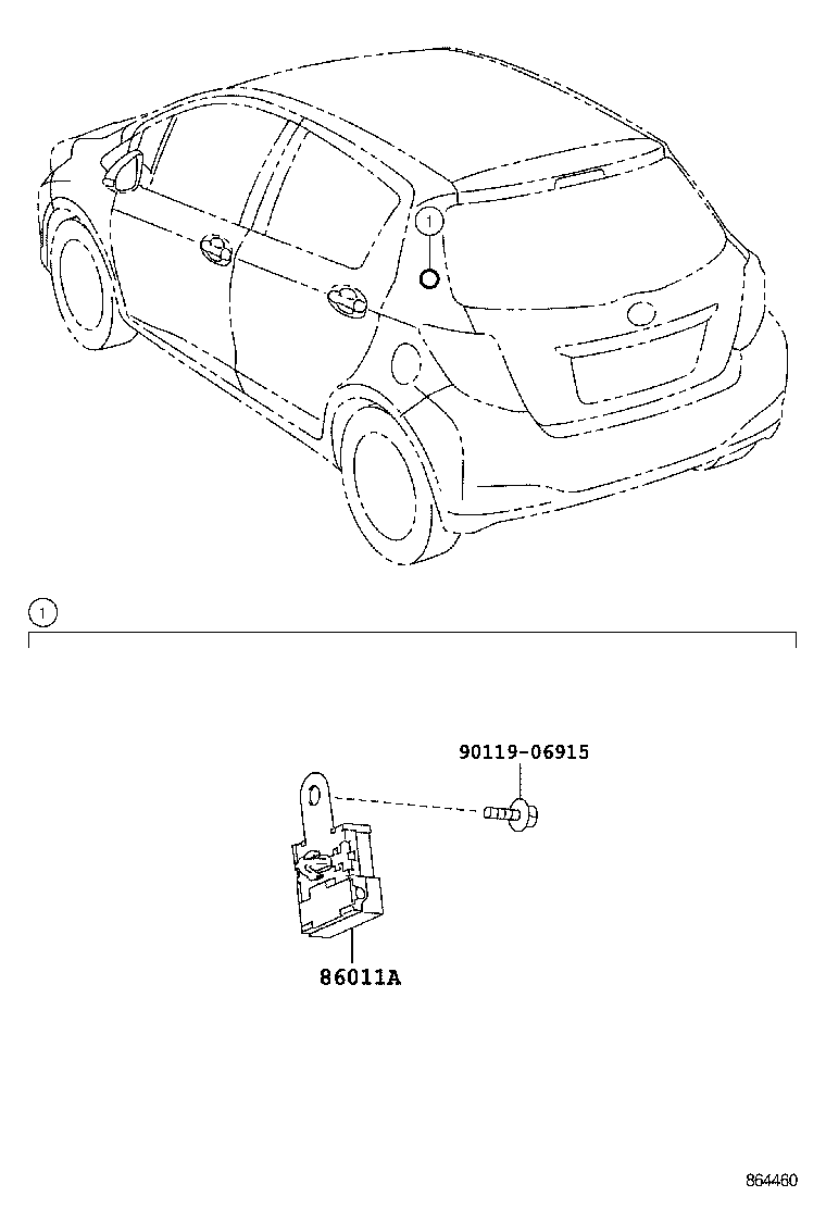  YARIS |  RADIO RECEIVER AMPLIFIER CONDENSER