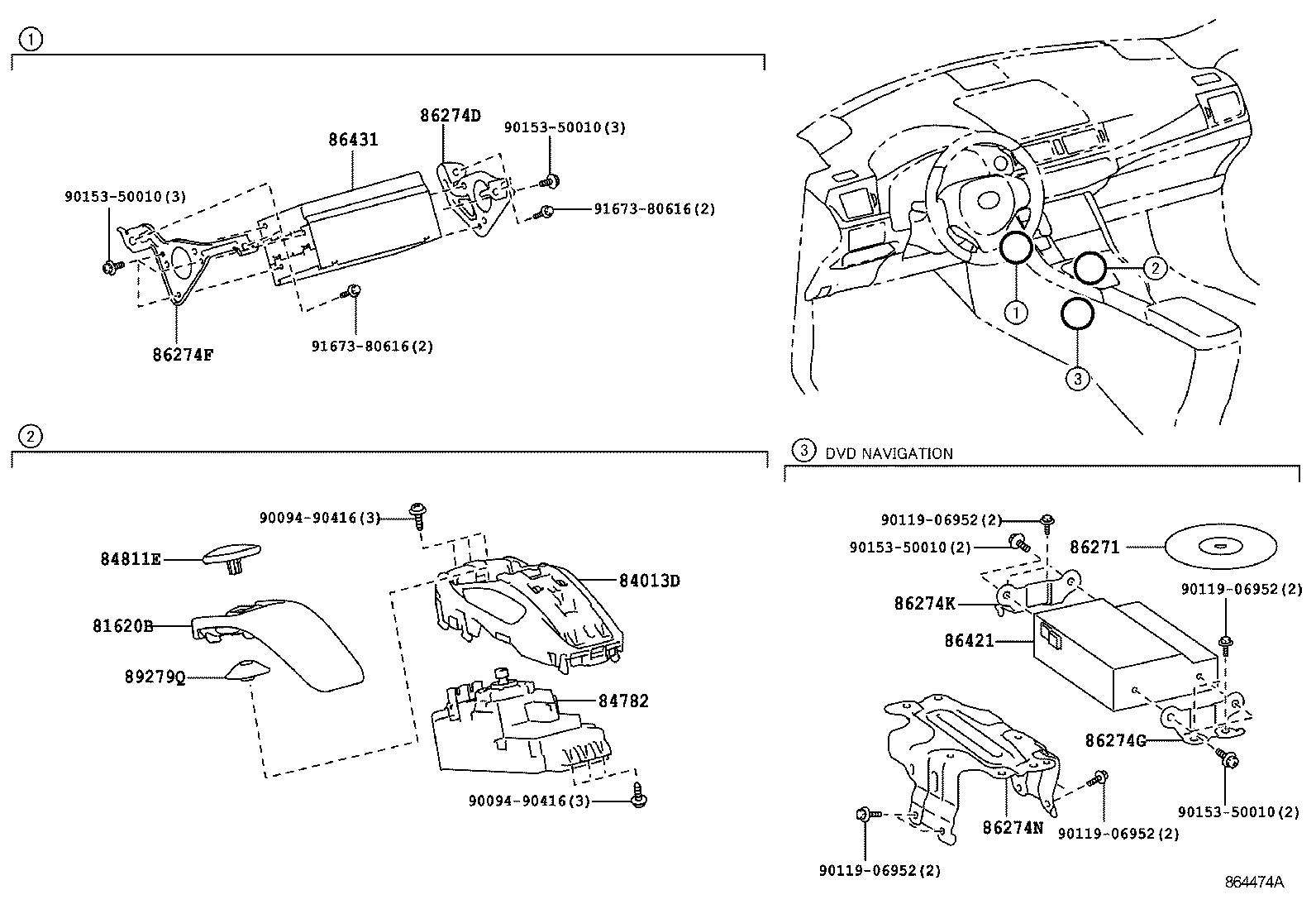  CT200H |  NAVIGATION FRONT MONITOR DISPLAY