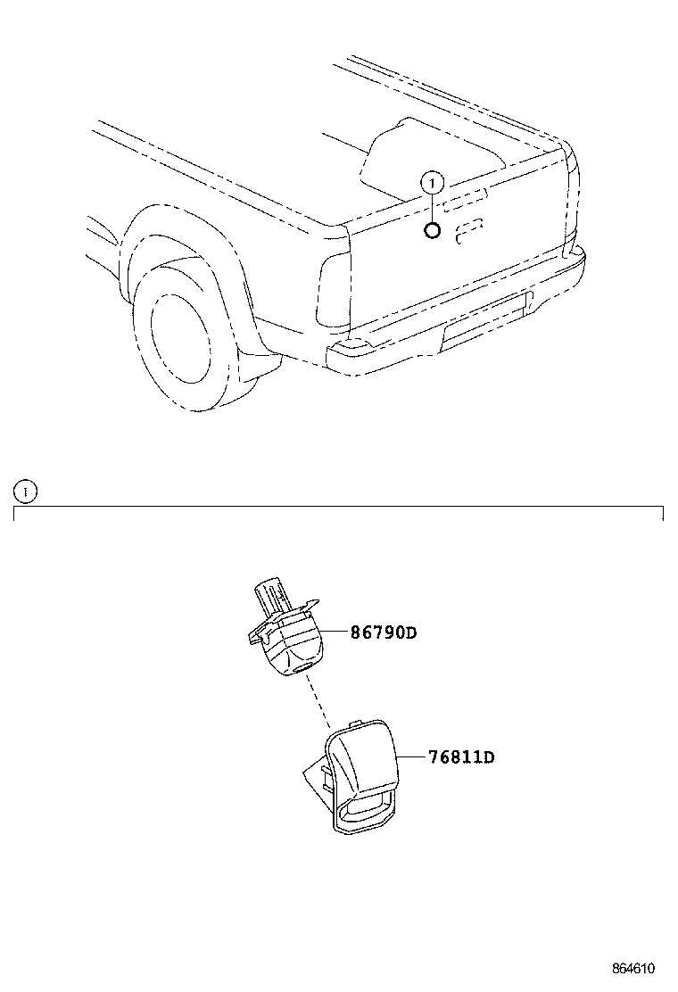  HILUX |  REAR MONITOR DISPLAY CAMERA