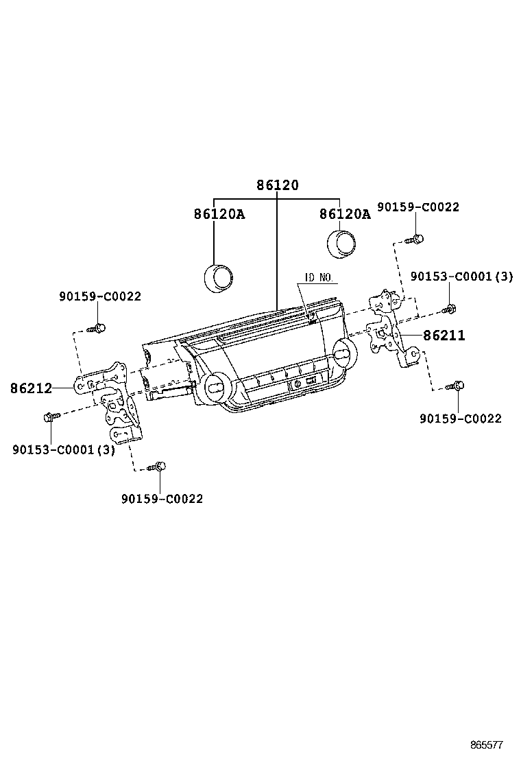  YARIS |  RADIO RECEIVER AMPLIFIER CONDENSER