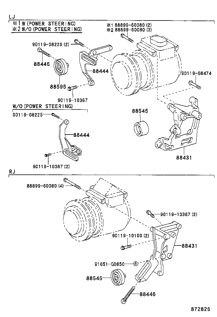  LAND CRUISER 70 |  HEATING AIR CONDITIONING COMPRESSOR