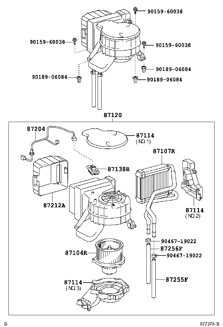  HIACE |  HEATING AIR CONDITIONING HEATER UNIT BLOWER