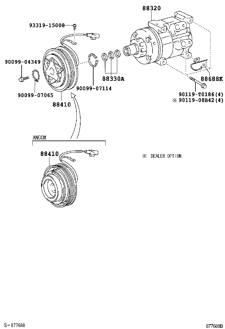  HILUX |  HEATING AIR CONDITIONING COMPRESSOR
