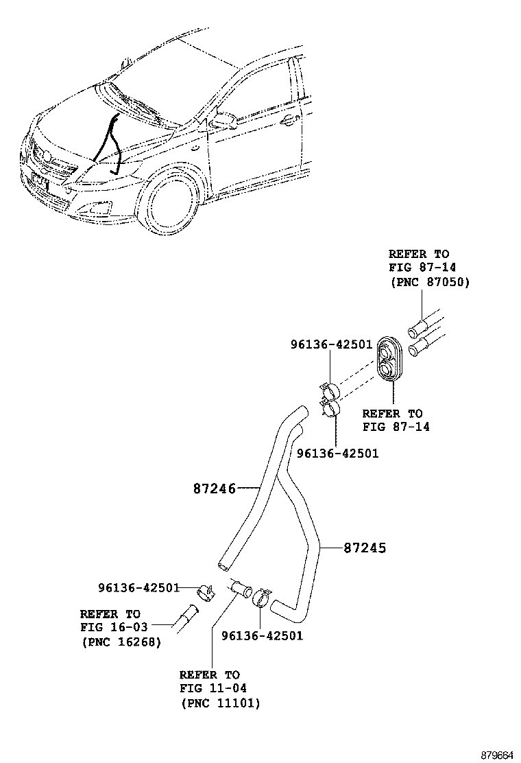  COROLLA |  HEATING AIR CONDITIONING WATER PIPING