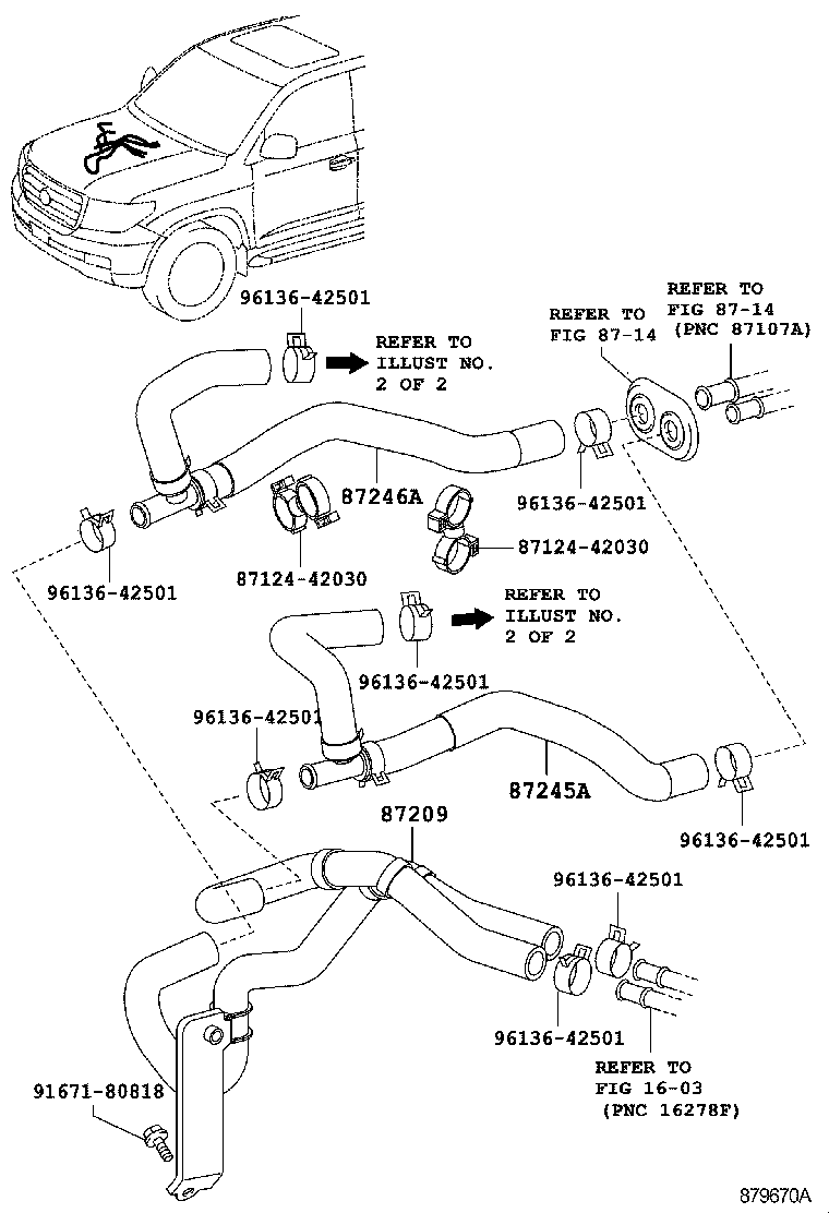  LAND CRUISER 200 |  HEATING AIR CONDITIONING WATER PIPING