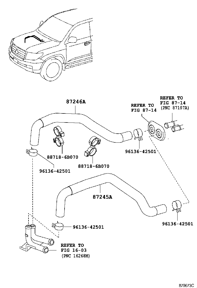  LAND CRUISER 200 |  HEATING AIR CONDITIONING WATER PIPING