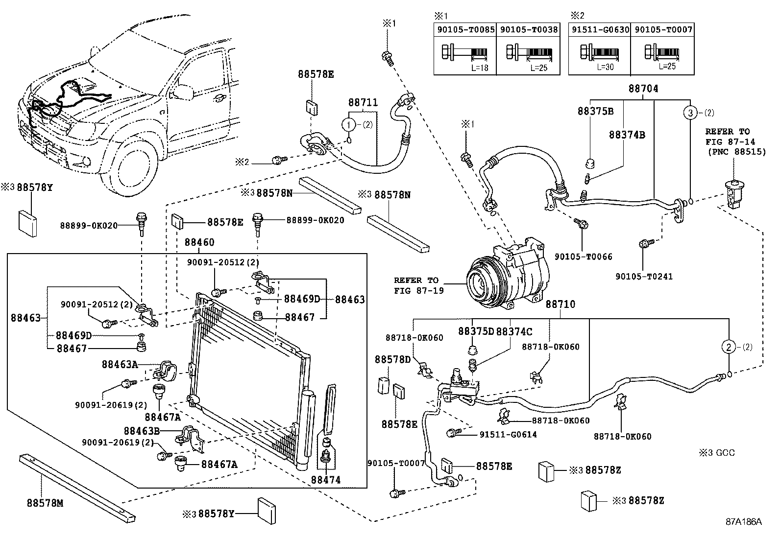  HILUX |  HEATING AIR CONDITIONING COOLER PIPING