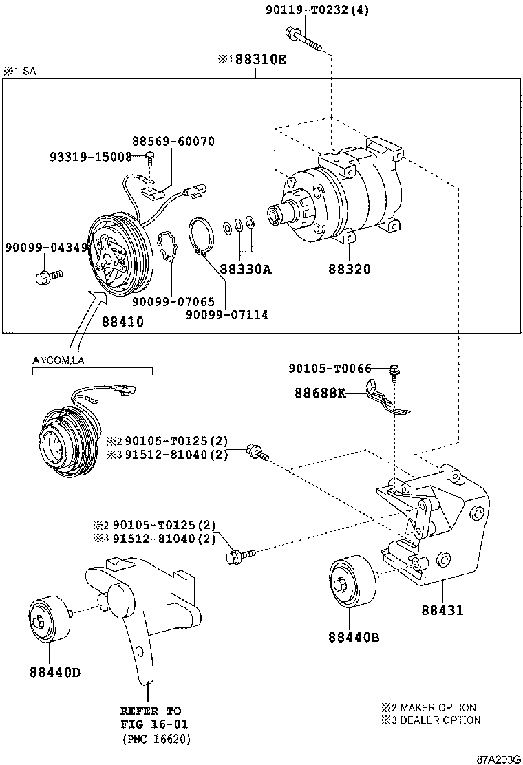  HILUX |  HEATING AIR CONDITIONING COMPRESSOR