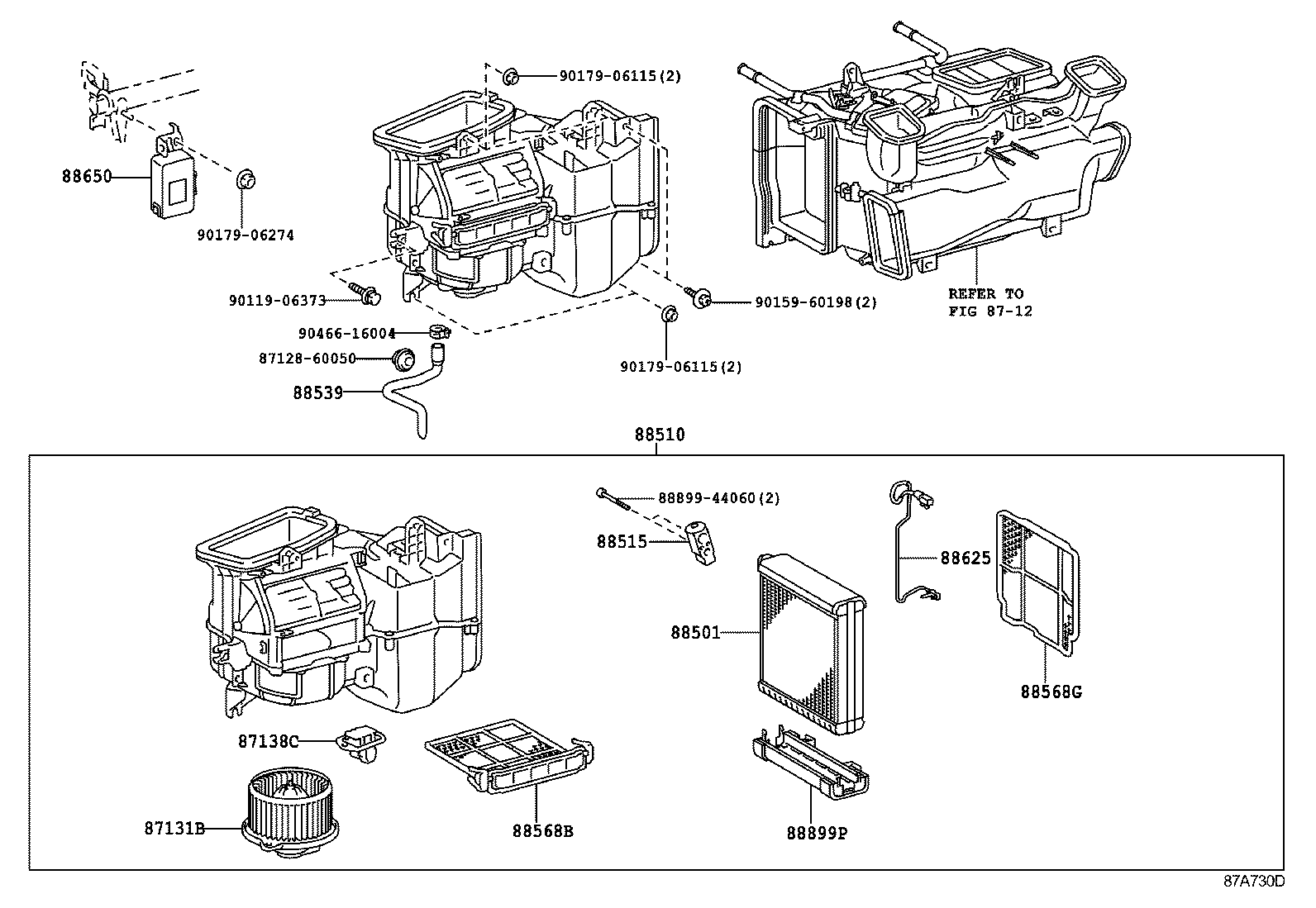  LAND CRUISER 70 |  HEATING AIR CONDITIONING COOLER UNIT