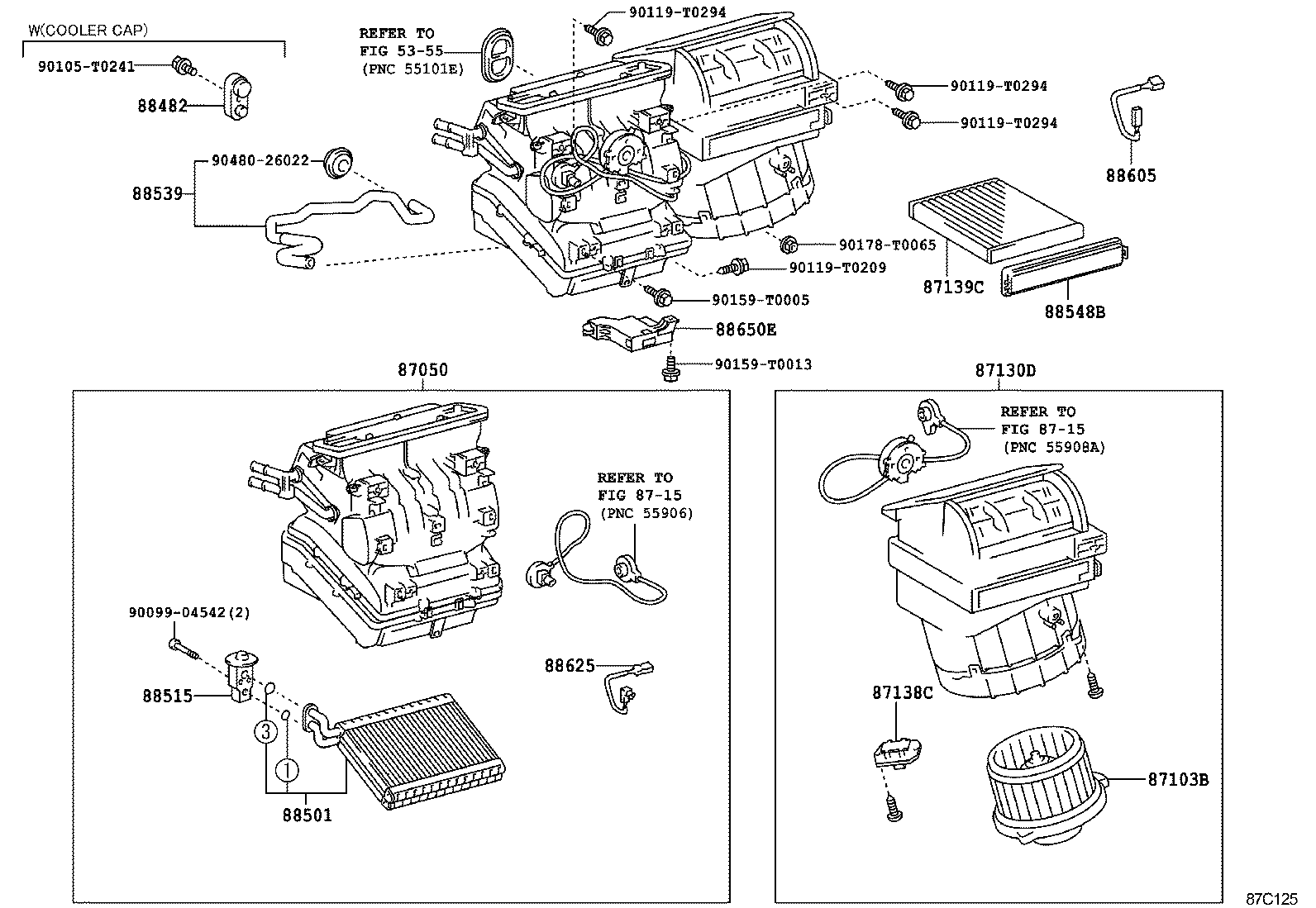  HILUX |  HEATING AIR CONDITIONING COOLER UNIT