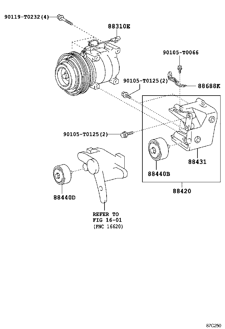 HILUX | HEATING AIR CONDITIONING COMPRESSOR