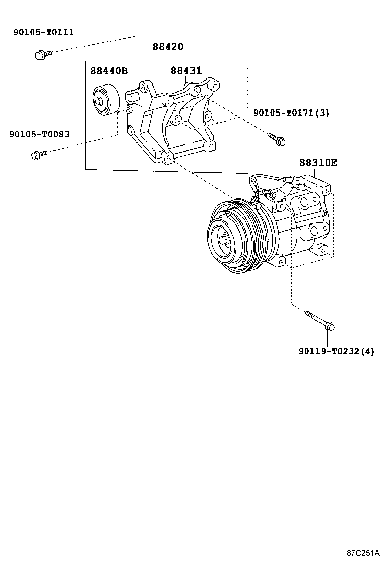  HILUX |  HEATING AIR CONDITIONING COMPRESSOR