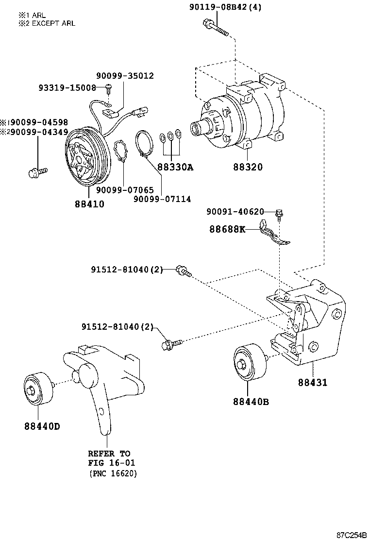  HILUX |  HEATING AIR CONDITIONING COMPRESSOR