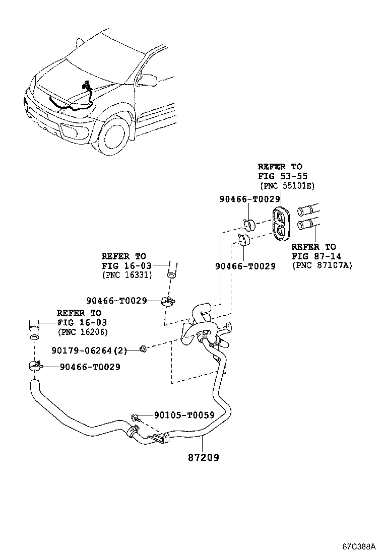  HILUX |  HEATING AIR CONDITIONING WATER PIPING