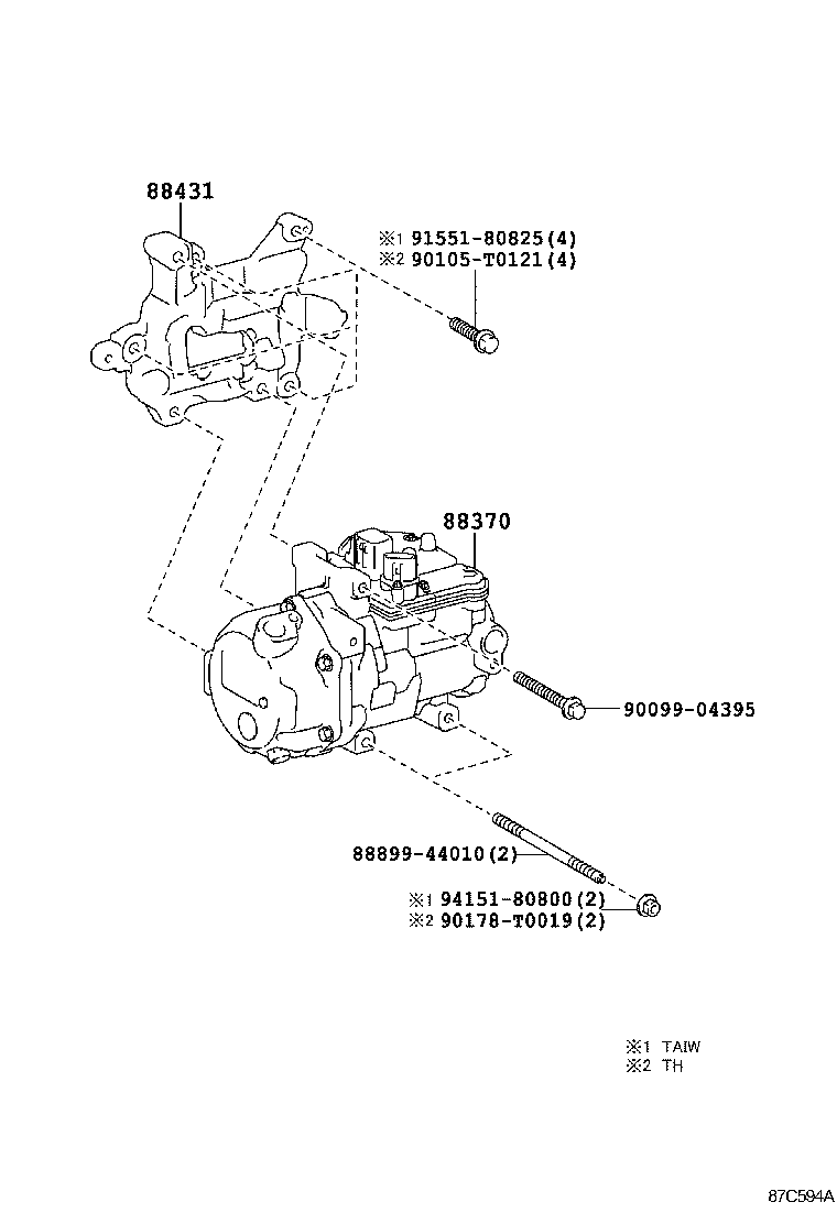  CAMRY HYBRID ASIA |  HEATING AIR CONDITIONING COMPRESSOR