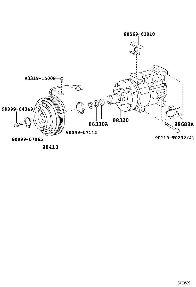  HILUX |  HEATING AIR CONDITIONING COMPRESSOR