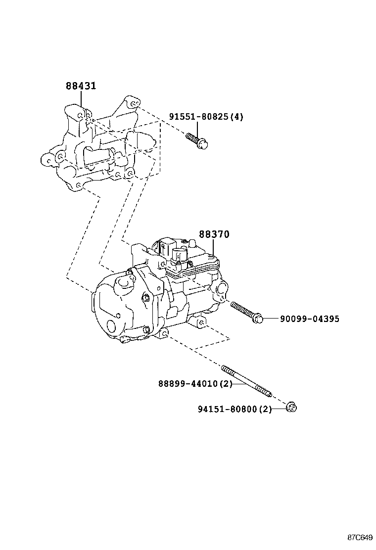  CAMRY AURION HV ARL |  HEATING AIR CONDITIONING COMPRESSOR