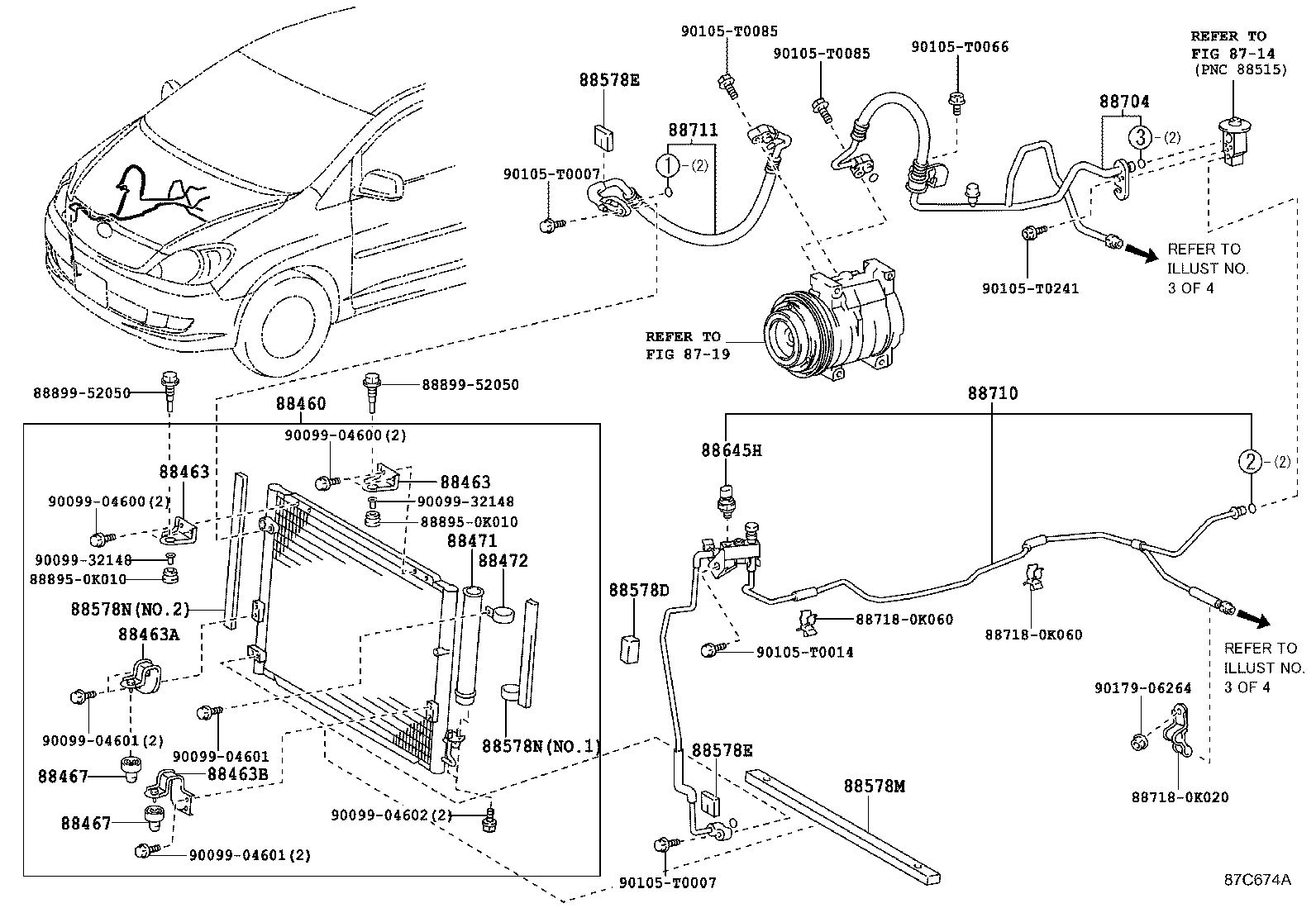  INNOVA KIJANG |  HEATING AIR CONDITIONING COOLER PIPING