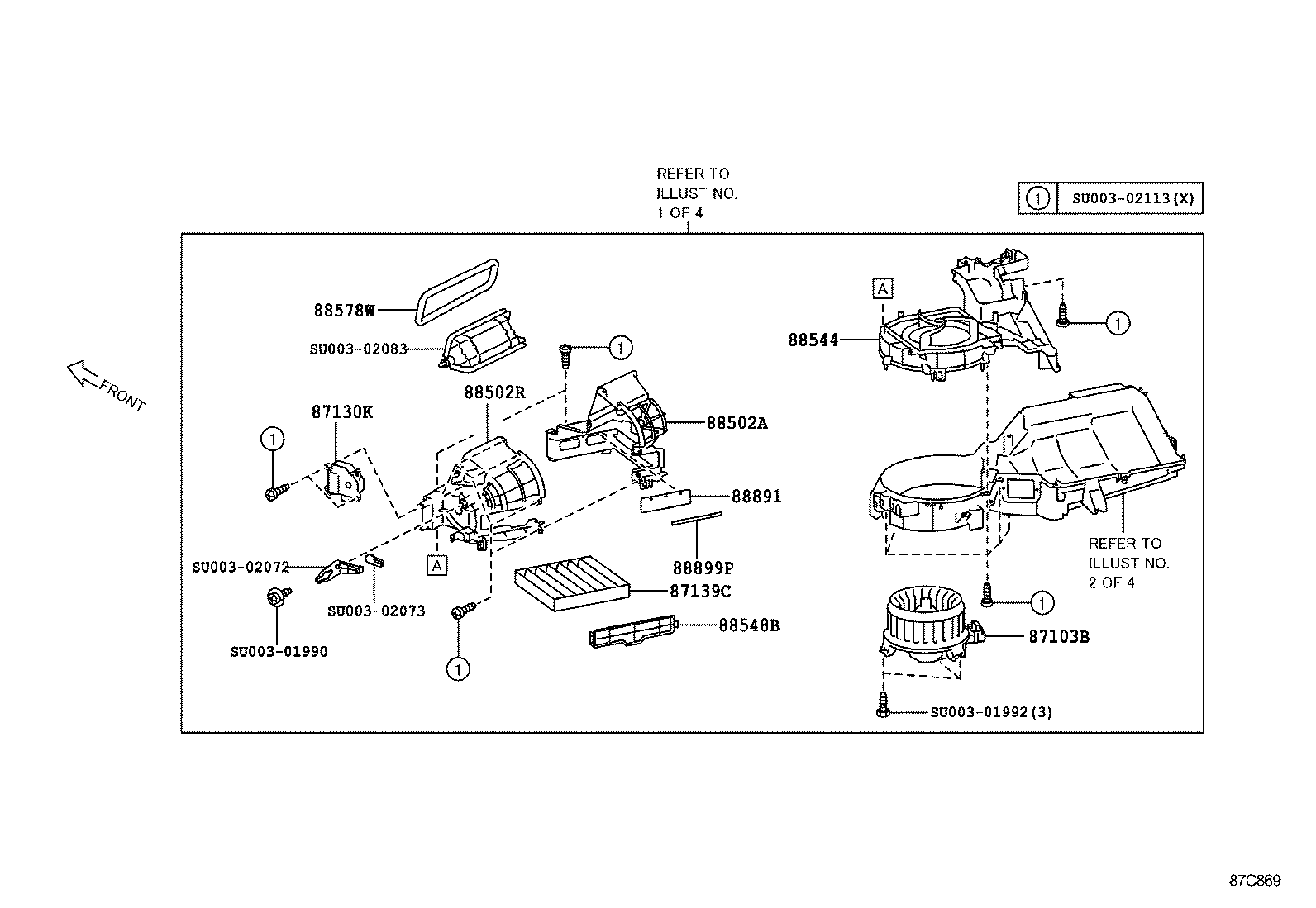  GT86 86 |  HEATING AIR CONDITIONING COOLER UNIT