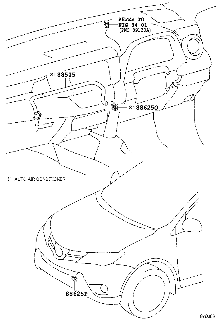  RAV4 |  HEATING AIR CONDITIONING CONTROL AIR DUCT