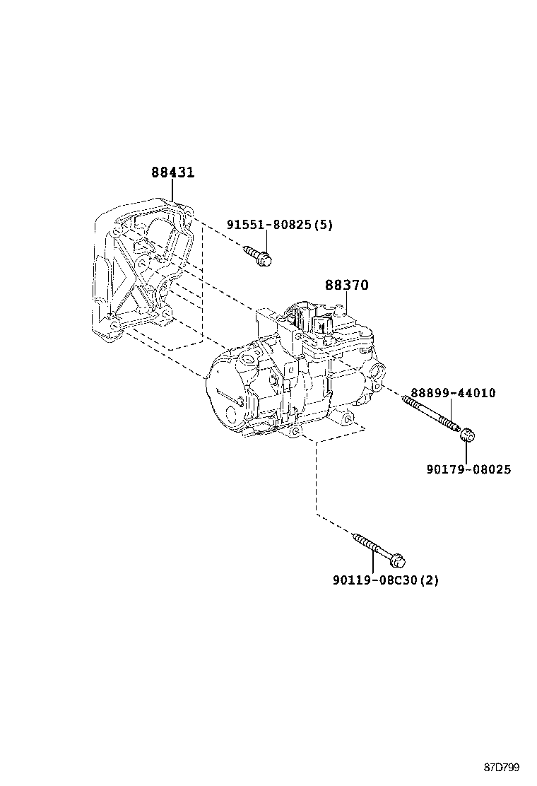  GS GS HYBRID |  HEATING AIR CONDITIONING COMPRESSOR