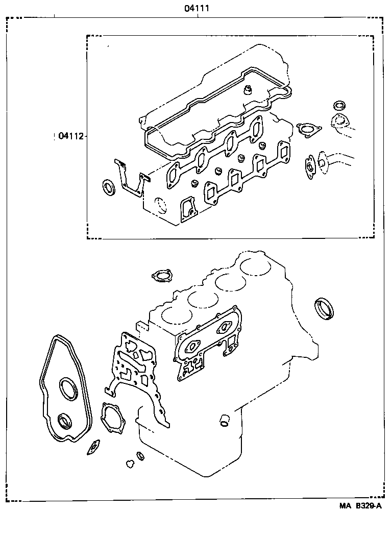  LAND CRUISER 70 |  ENGINE OVERHAUL GASKET KIT